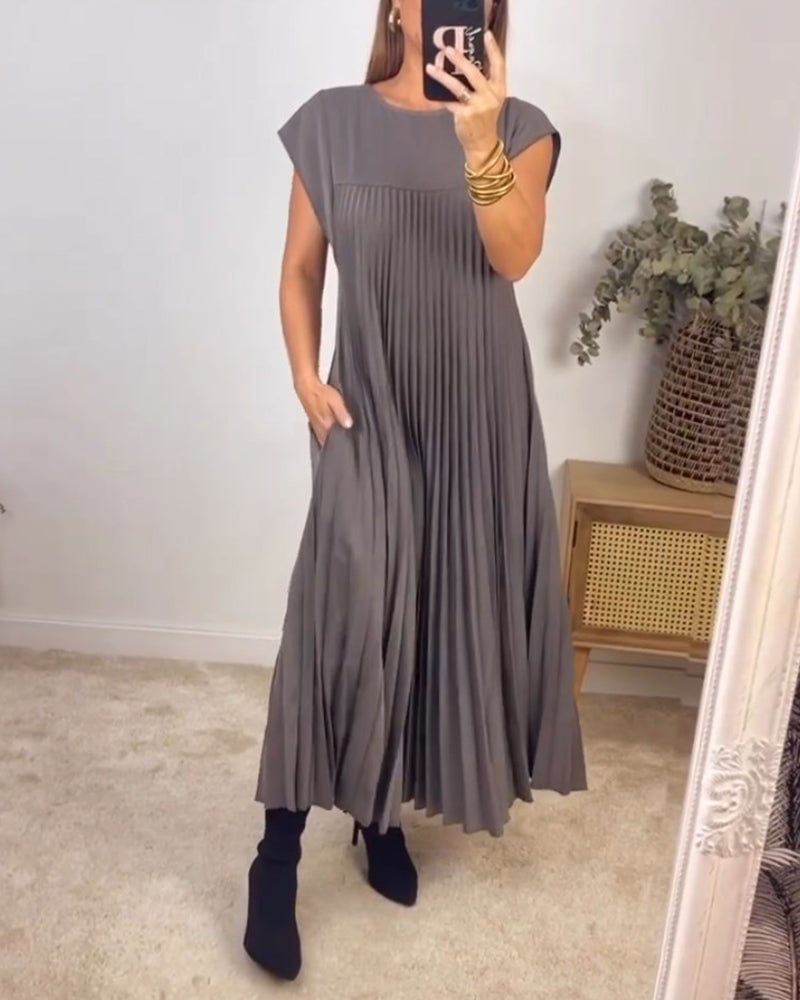 Joyce™ | Elegant Geplooide Jurk