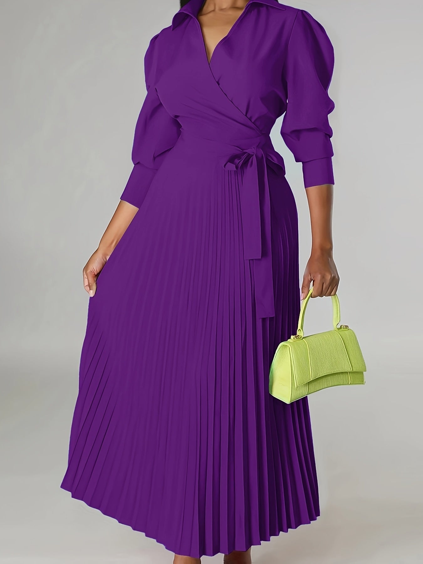 Donna | Pleated Wrap Dress for Women