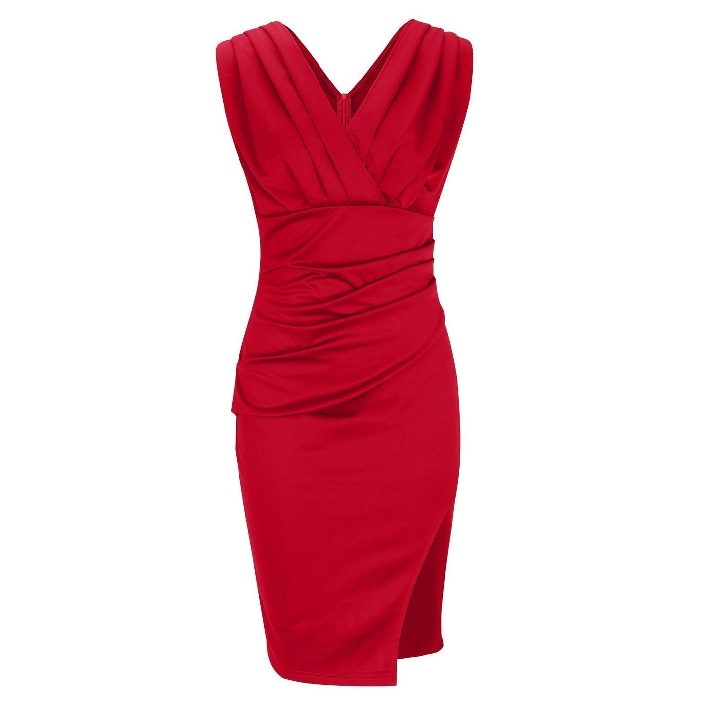 Helena™ | Jurk met V-hals en split