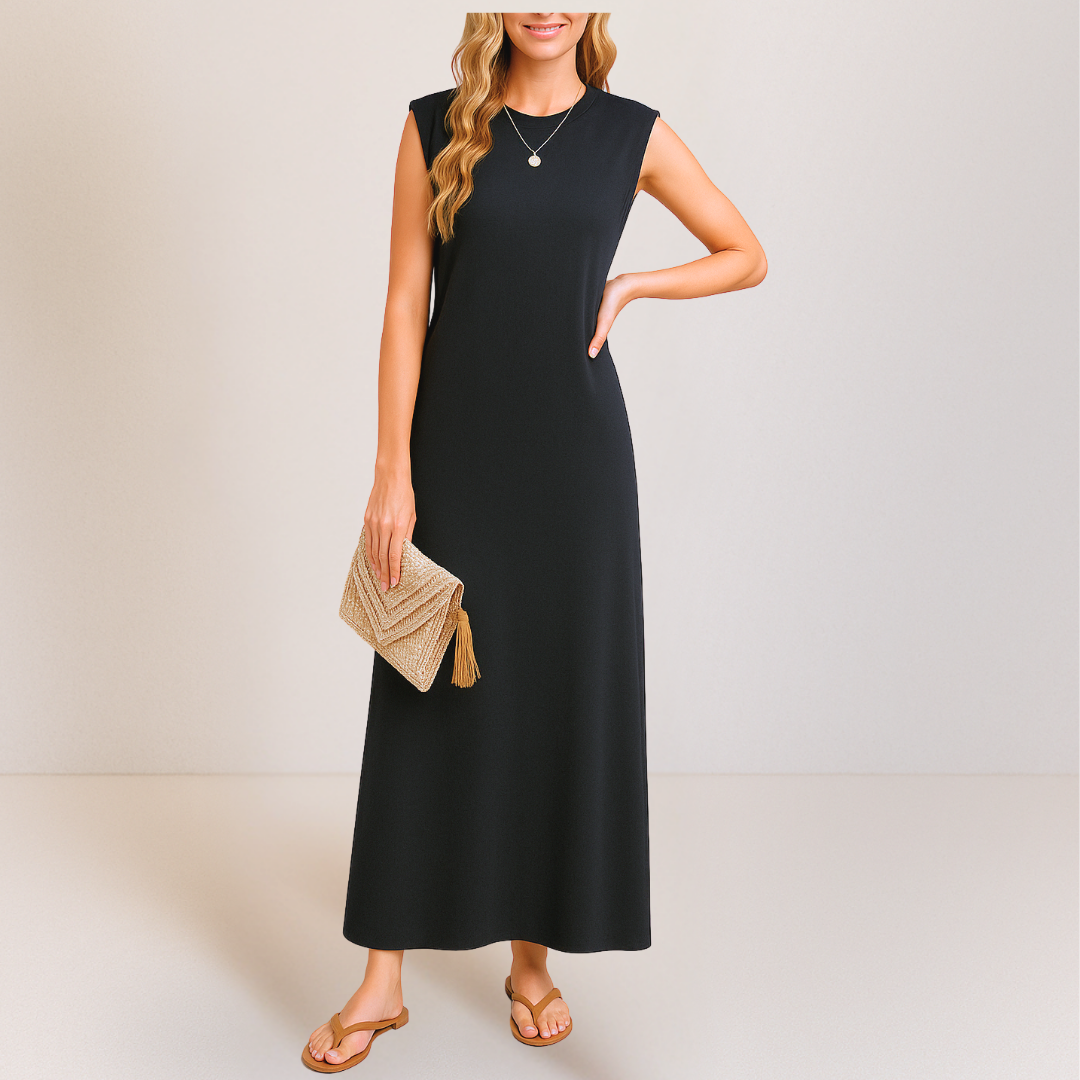 Emma™ | Elegante Lange Anti-Kreuk Jurk