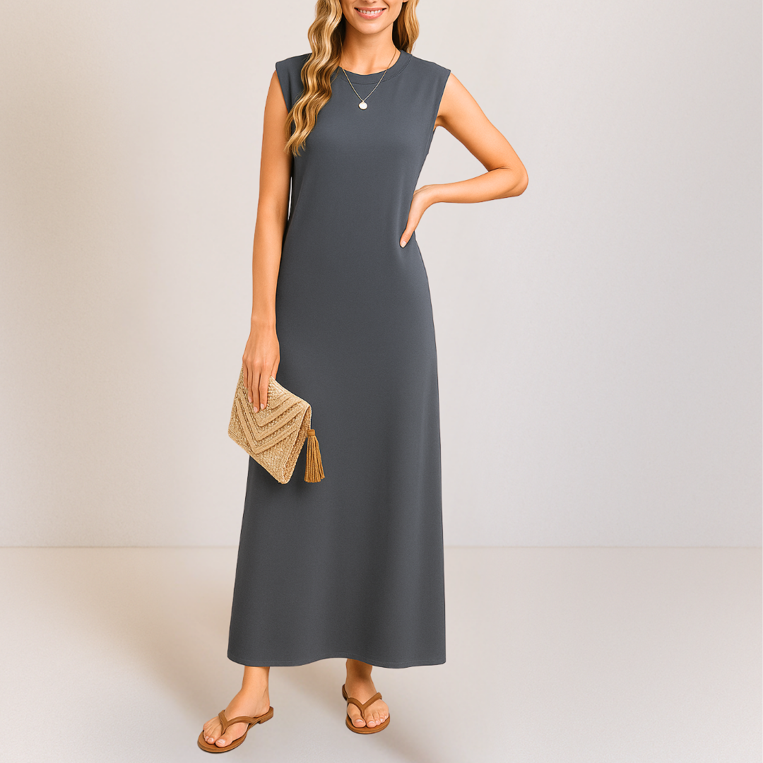 Emma™ | Elegante Lange Anti-Kreuk Jurk