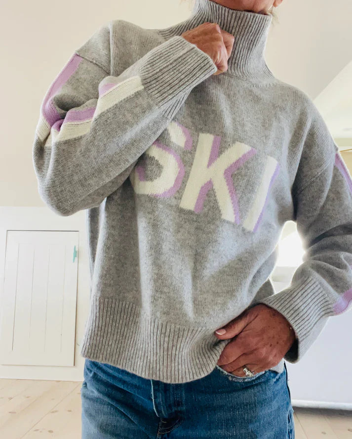 Retro Ski coltrui van kasjmier