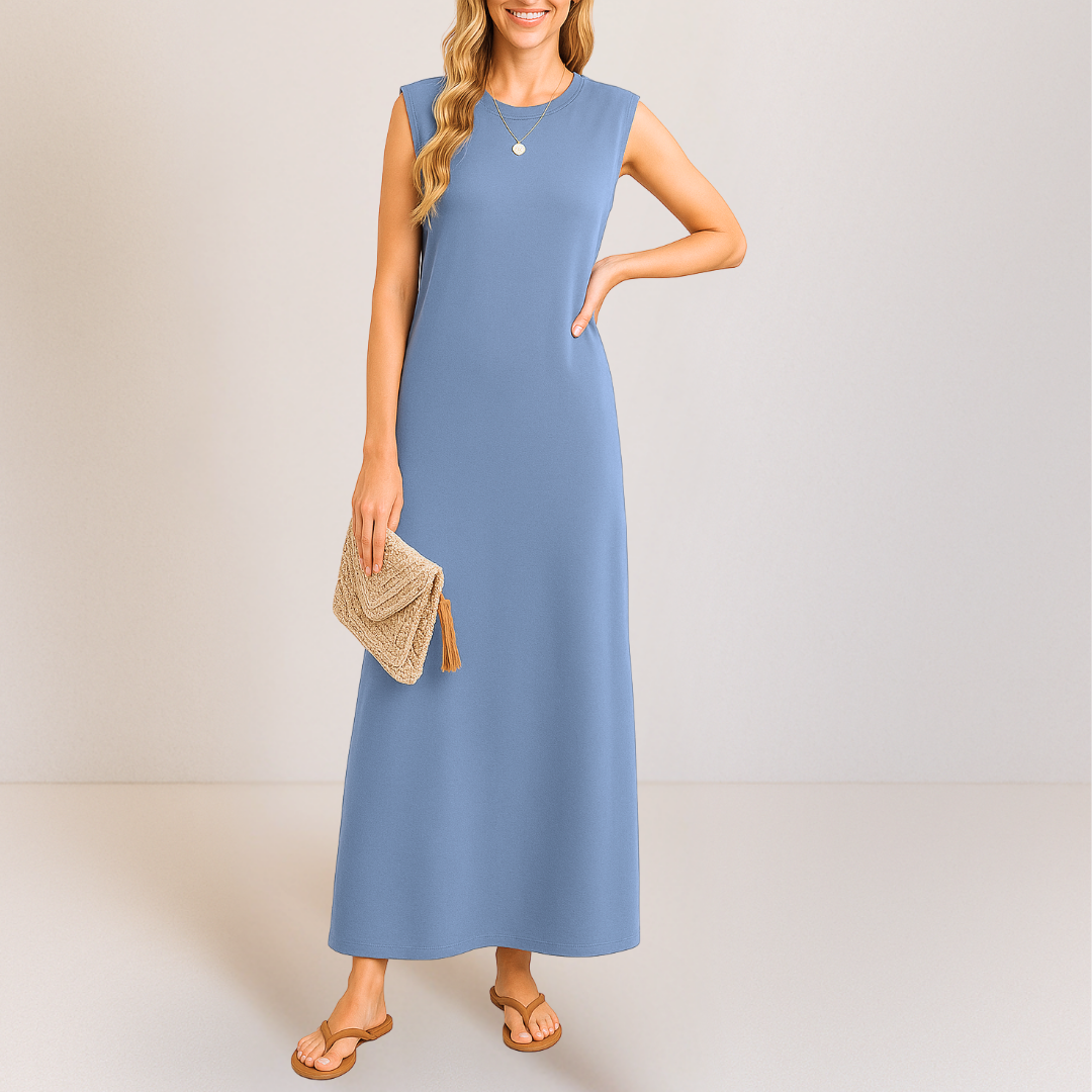 Emma™ | Elegante Lange Anti-Kreuk Jurk