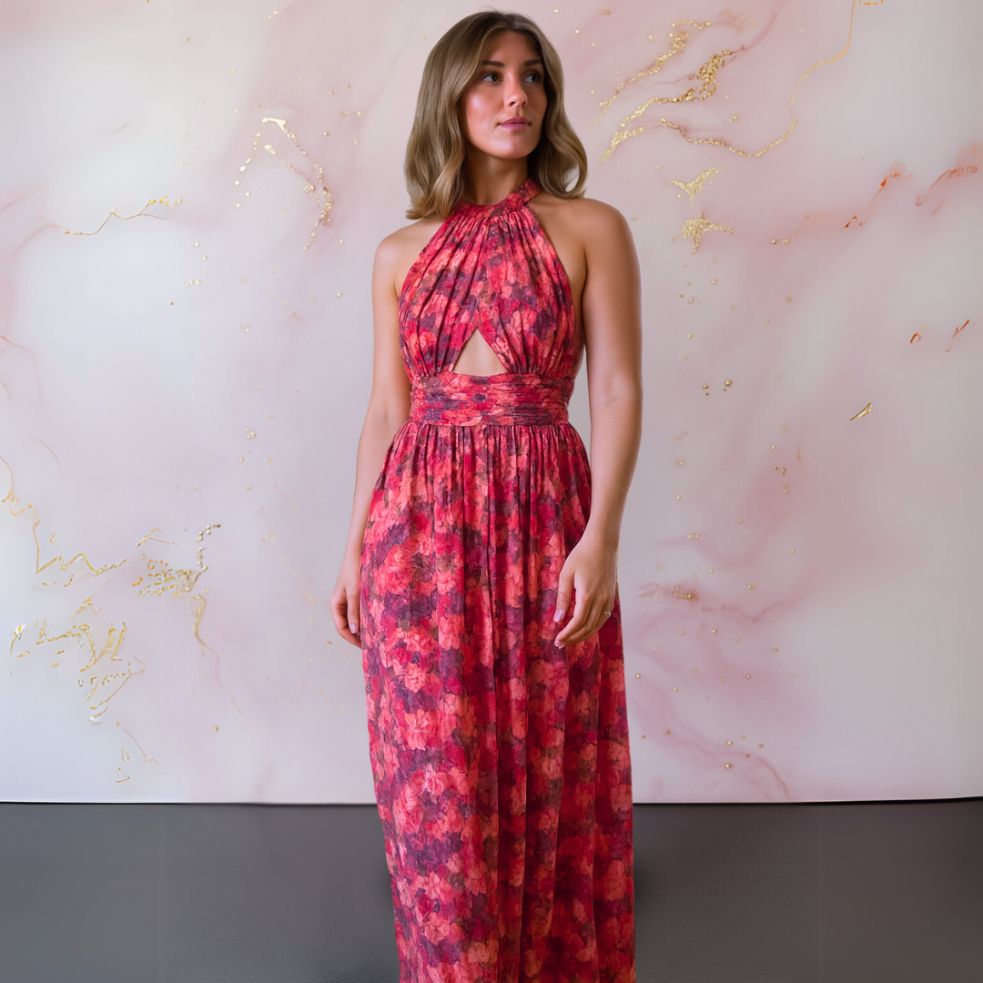 Vera™ | Elegante jurk met bloemenprint