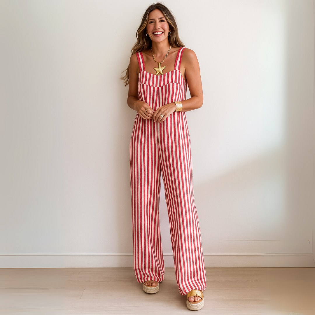 Nicole™ | Casual Gestreepte Jumpsuit