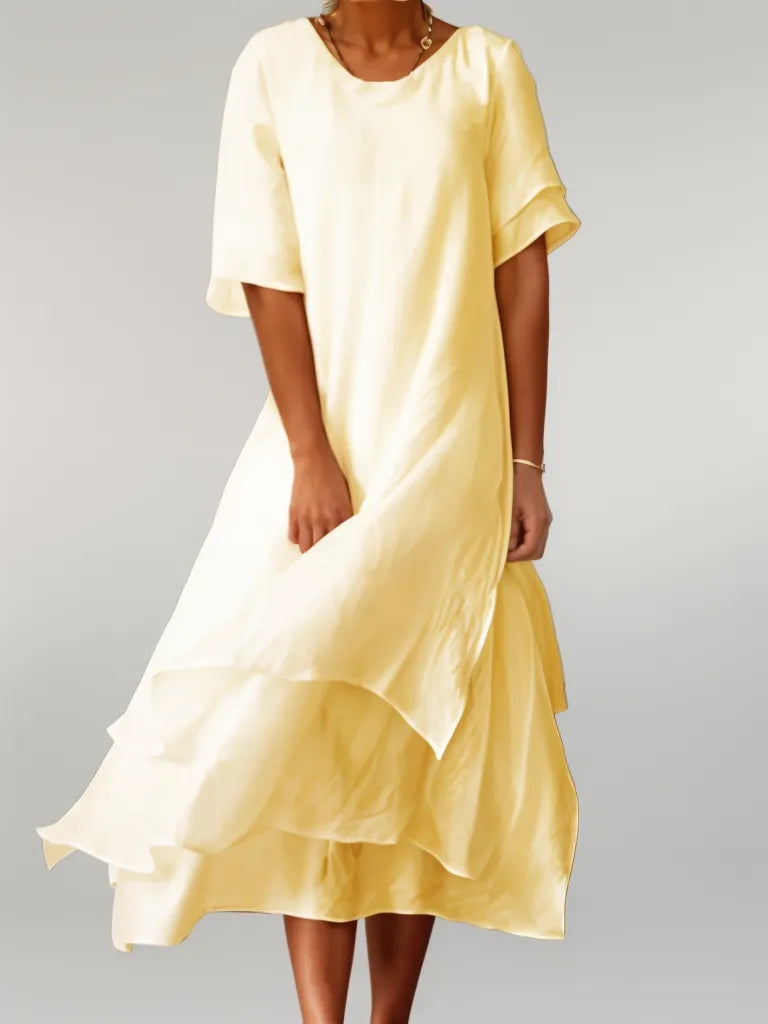 Caitlin | Stylish Flowing Layered Dress