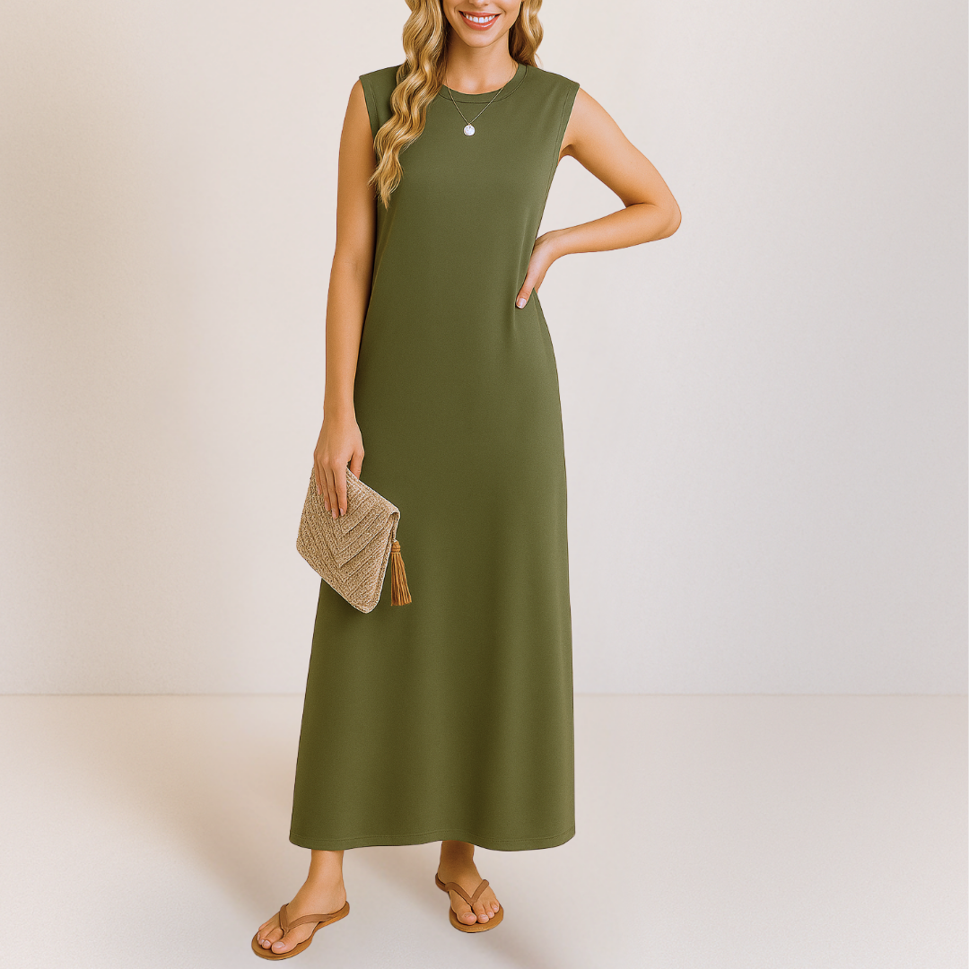 Emma™ | Elegante Lange Anti-Kreuk Jurk