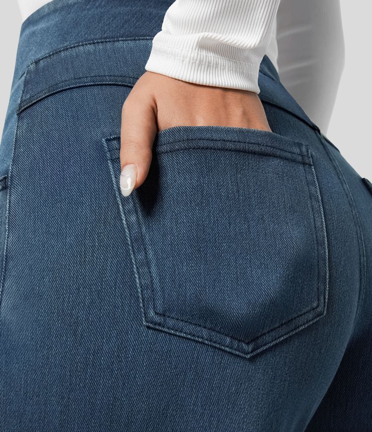 Evie™ | Comfy Elastische Broek met Hoge Taille