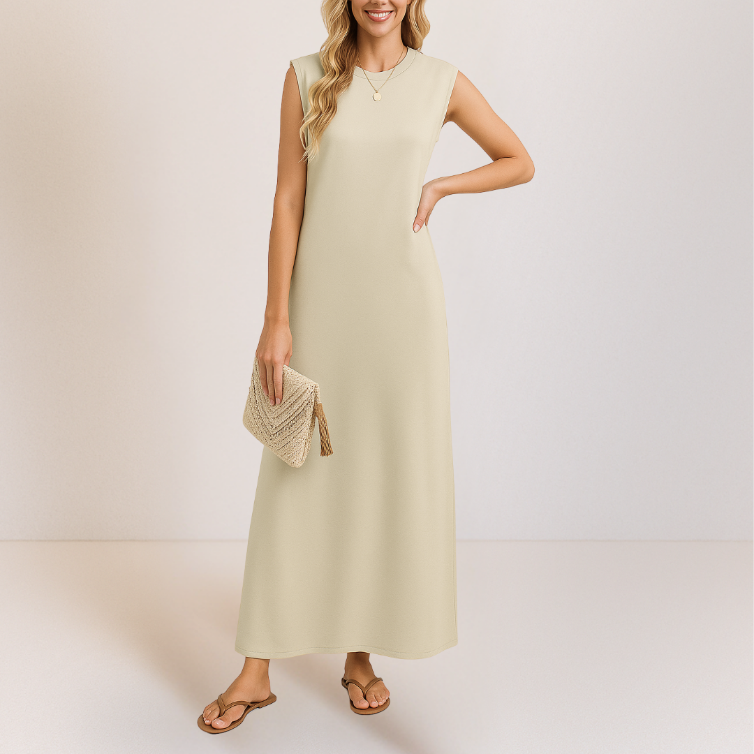 Emma™ | Elegante Lange Anti-Kreuk Jurk