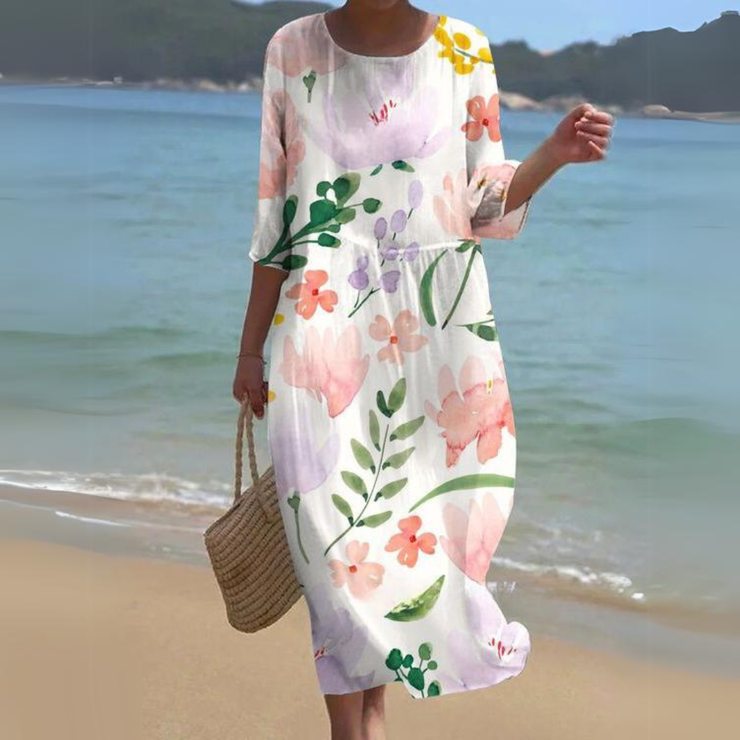 Riley | Elegant Floral Summer Dress