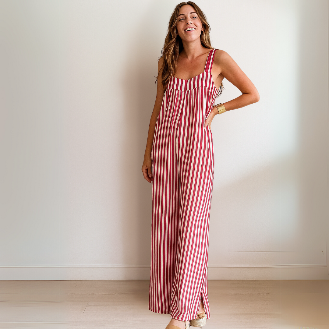 Nicole™ | Casual Gestreepte Jumpsuit