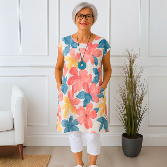 Anita™ | Elegant round neck dress
