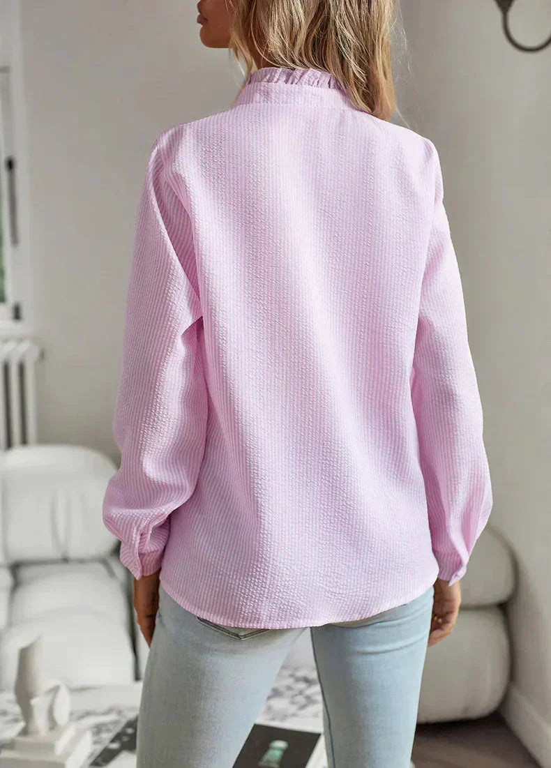 Marissa | Stylish Ruffle Front Blouse