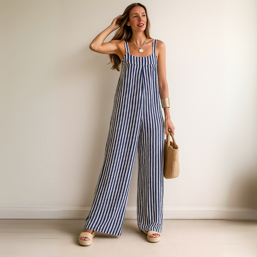 Nicole™ | Casual Gestreepte Jumpsuit