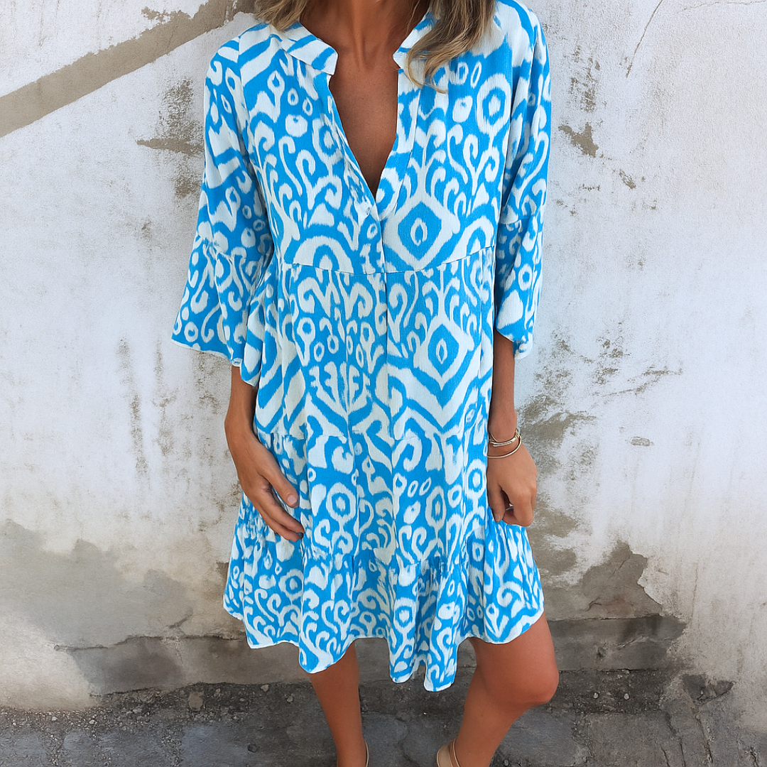 Margriet™ | Elegante jurk met V-hals