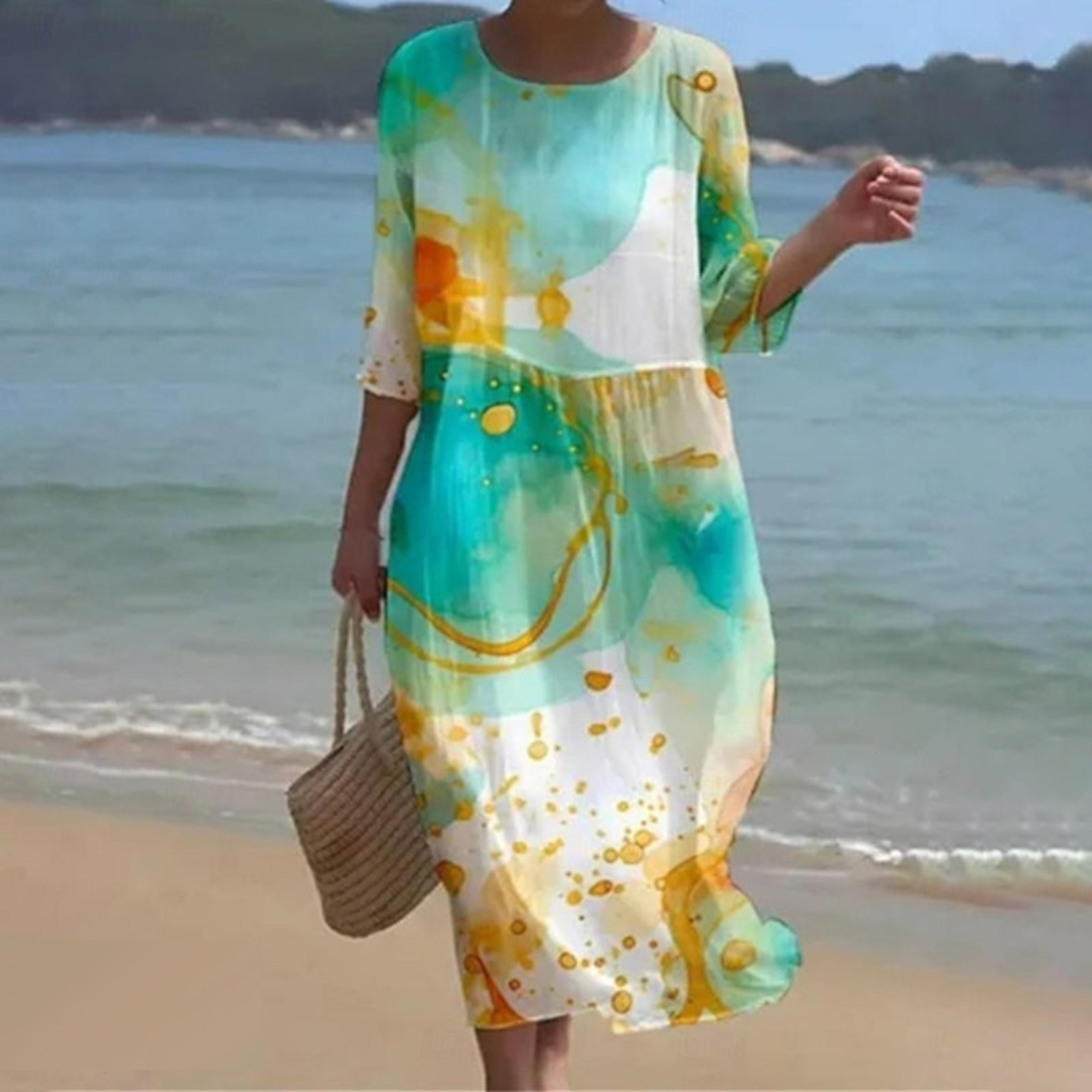 Riley | Elegant Floral Summer Dress