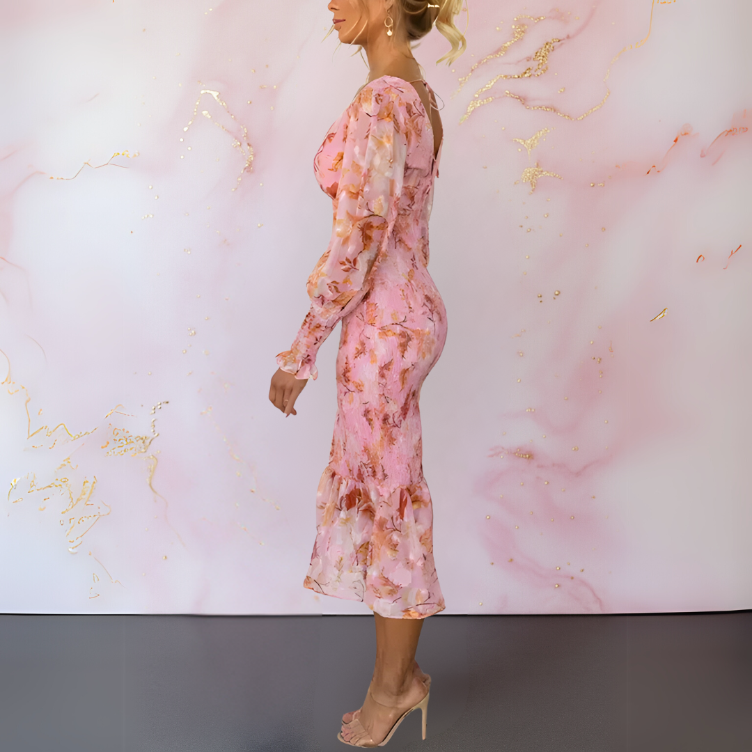 Ella™ | Elegante bloemen jurk