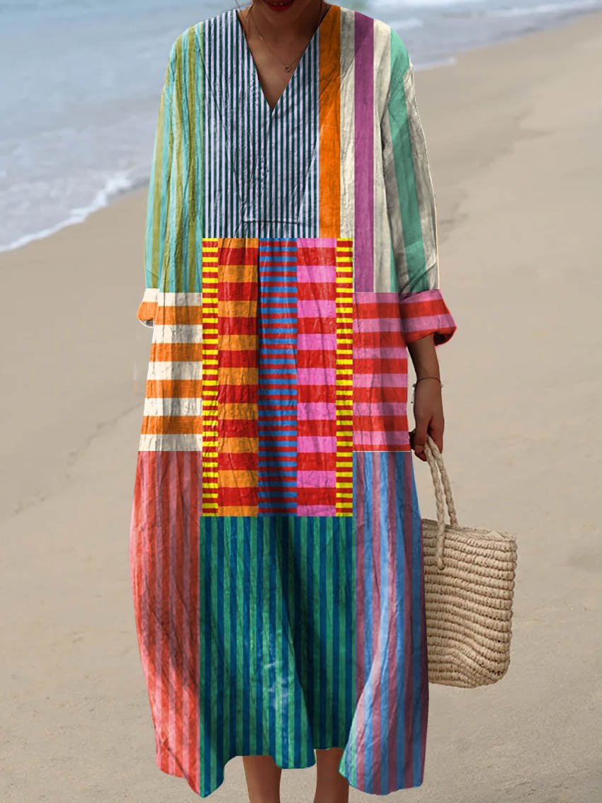 Quitte | Elegant Geometric Dress