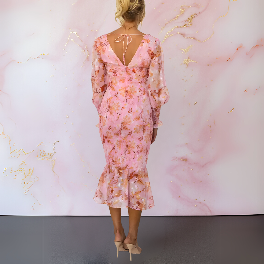 Ella™ | Elegante bloemen jurk
