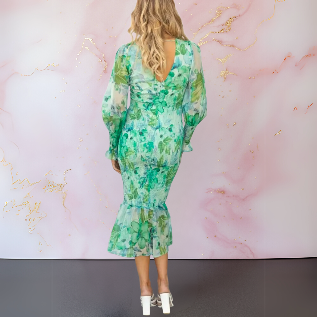 Ella™ | Elegante bloemen jurk