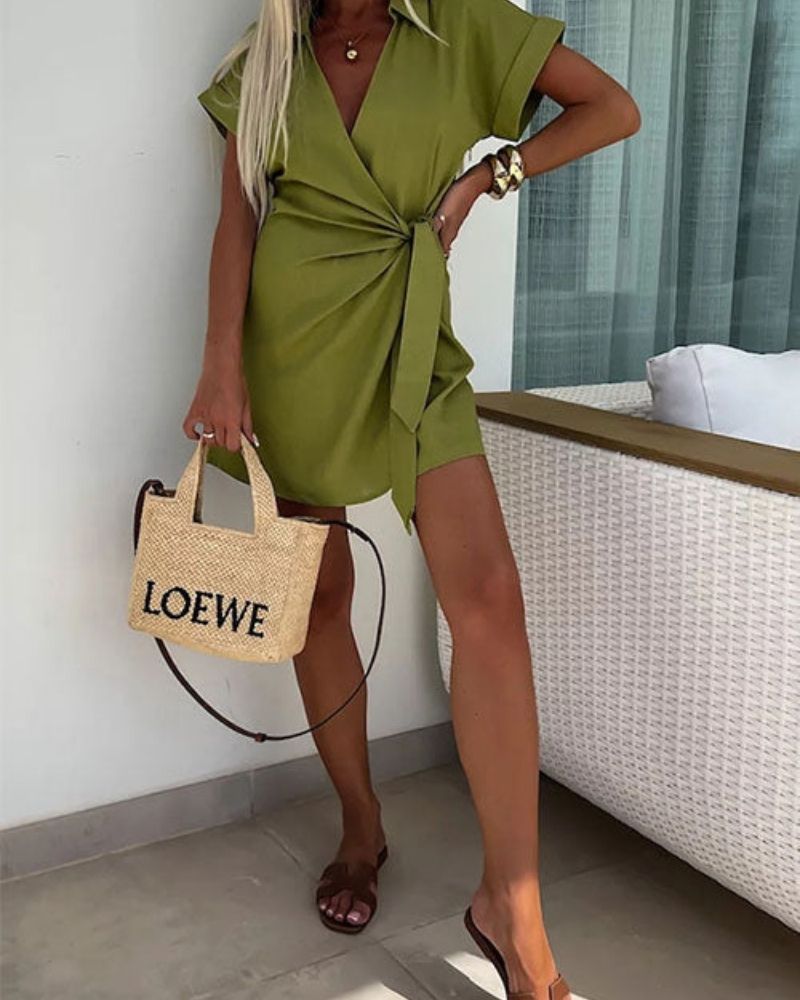 Louise™ | Elegante Korte Mouw Jumpsuit