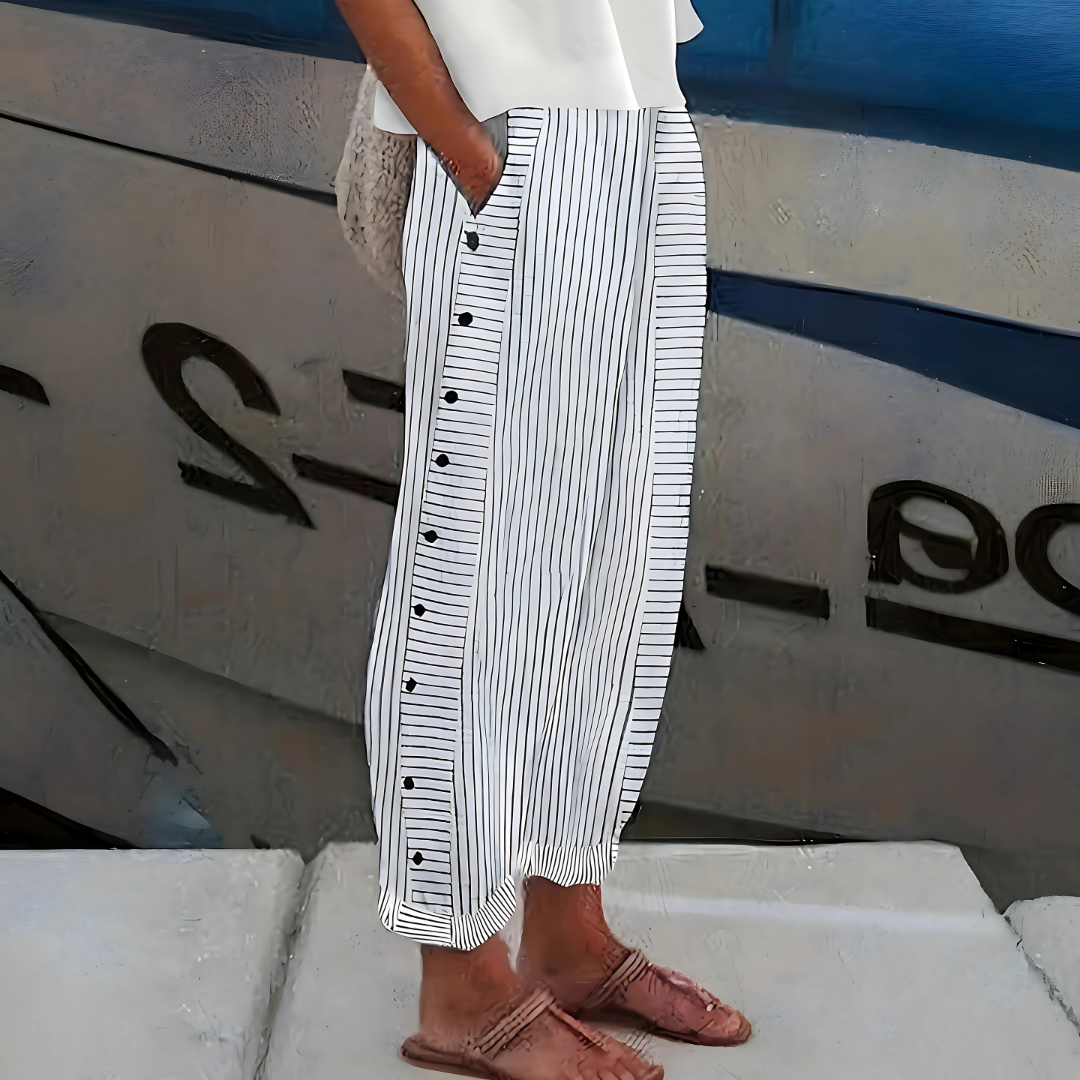 Mila™ | Soft-line broek met zijzakken