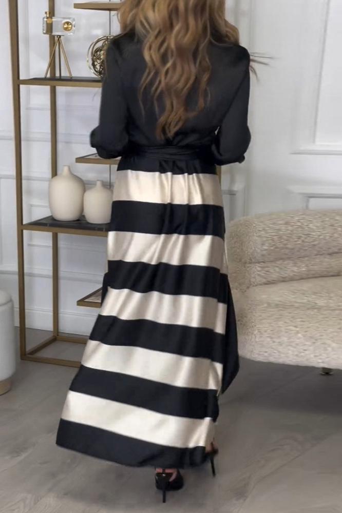 Elisa™ | Gestreepte Jurk
