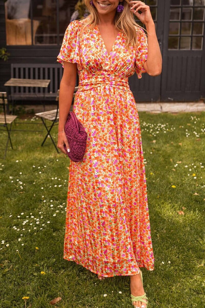 Angelica | Casual Floral Summer Maxi Dress