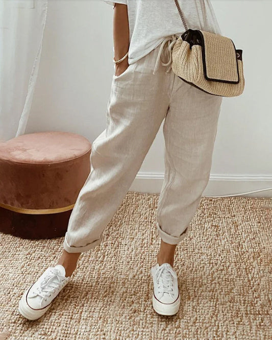 Tineke™ | Casual linen trousers