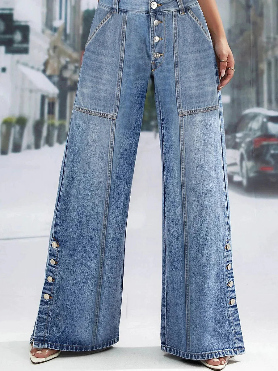 Anna | High-Waist Wide-Leg Jeans