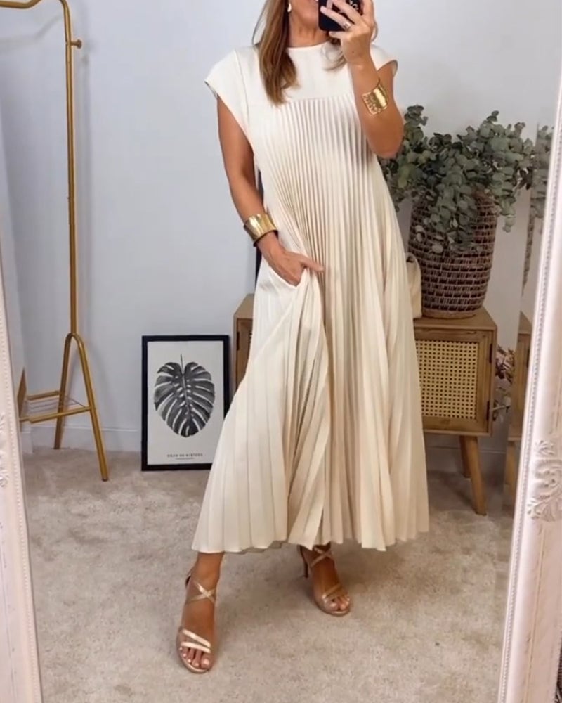 Joyce™ | Elegant Geplooide Jurk