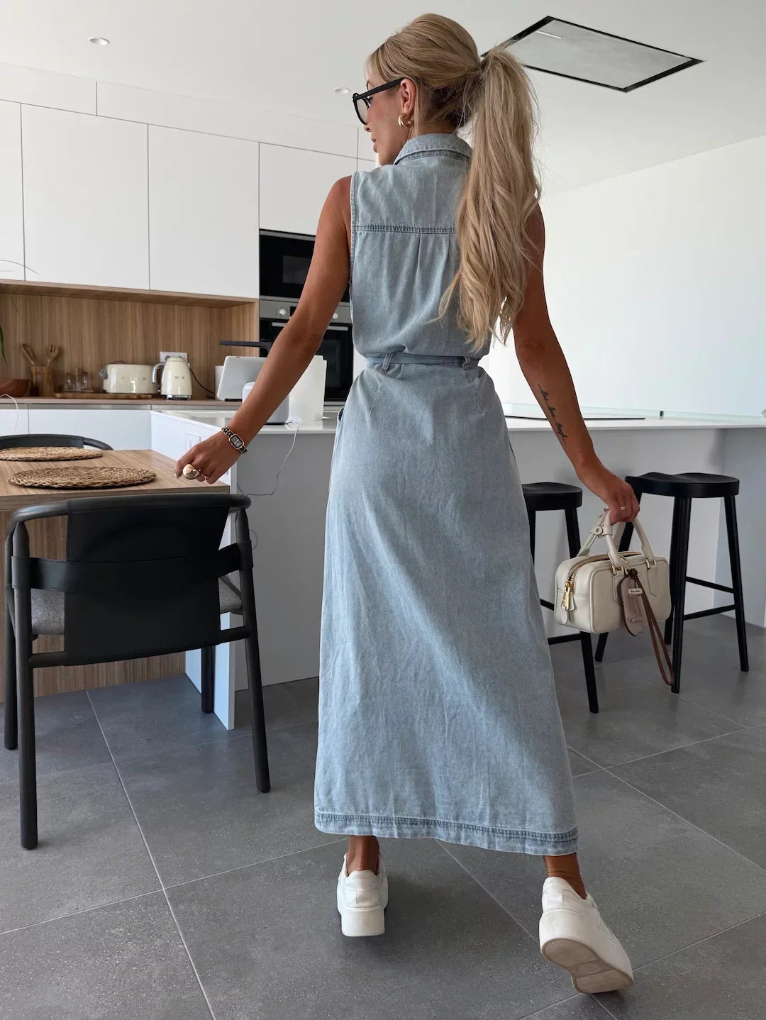 Marleen™ | Maxi Denim Dress