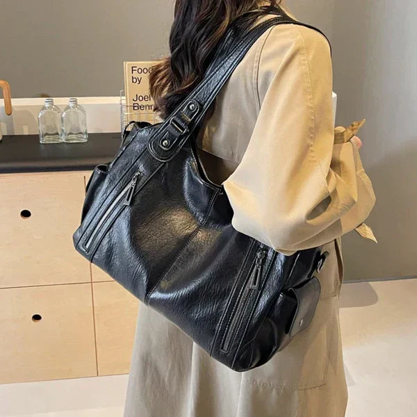 Bianca | Stylish Zip Detail Shoulder Bag