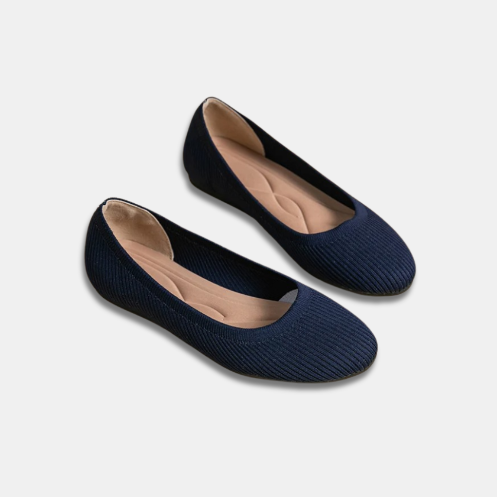 Edith™ | Elegante ademende slip-on ballerina schoen