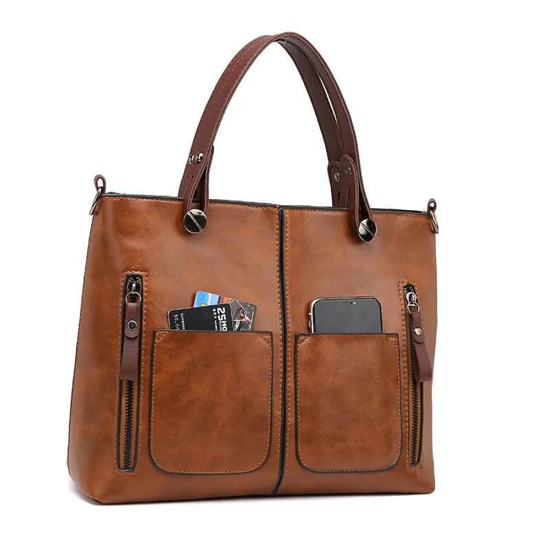 Ilse™ Leather shoulder bag