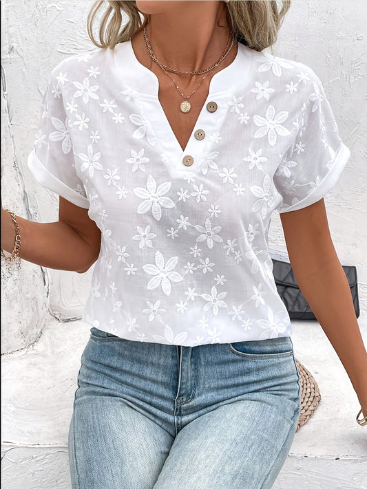Tamara™ | Elegant White Blouse