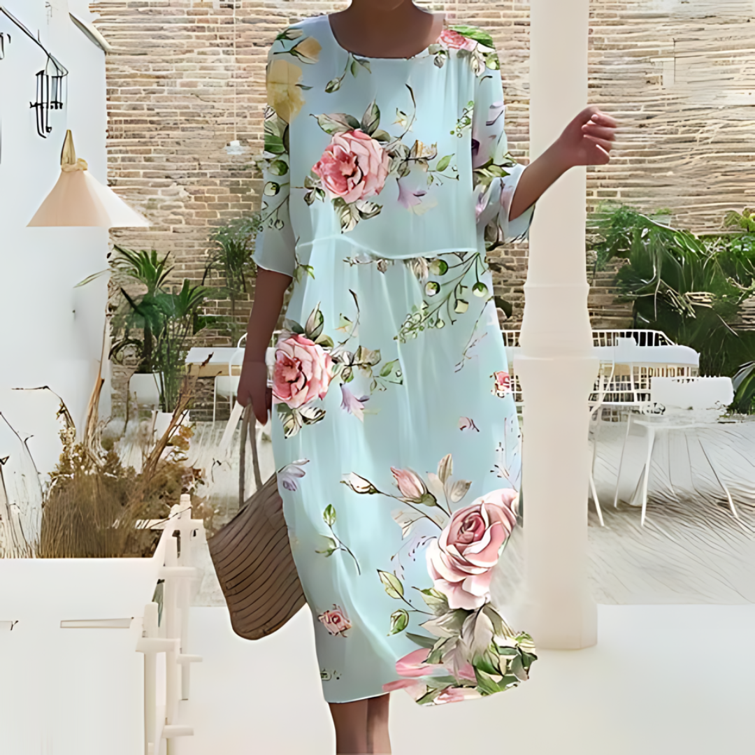 Riley | Elegant Floral Summer Dress