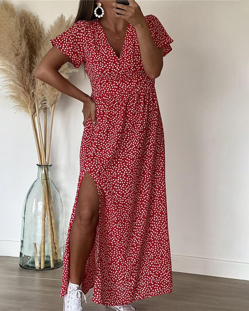 Sarah™ | Elegante Maxi-jurk met V-hals