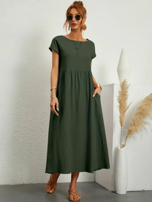 Marianne™ | Elegant round neck dress