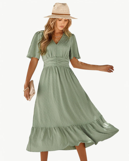 Sofie™ | Elegant V-neck Dress