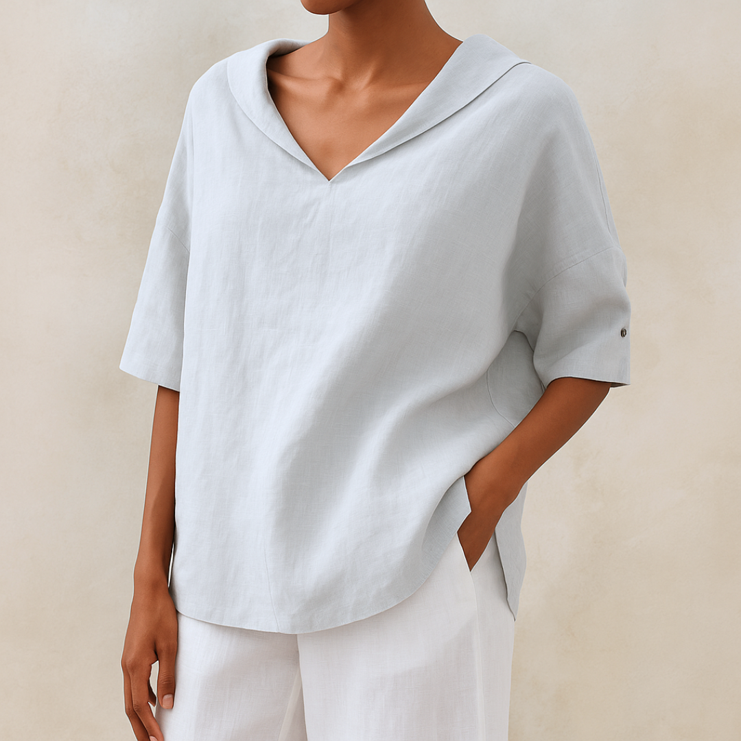 Willeke™ | Elegant V-neck blouse