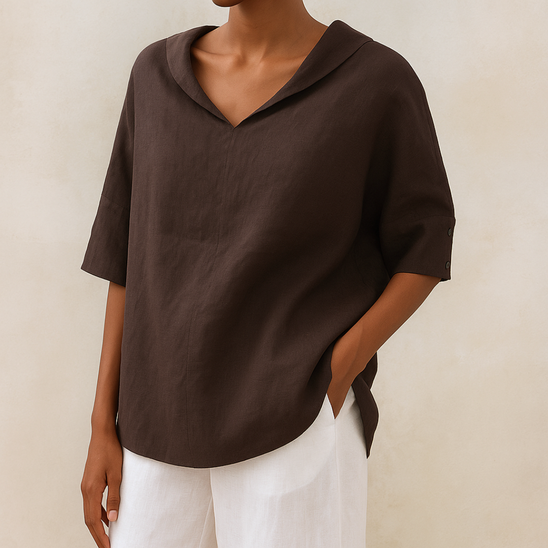 Willeke™ | Elegant V-neck blouse