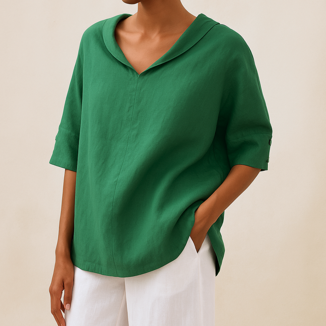 Willeke™ | Elegant V-neck blouse