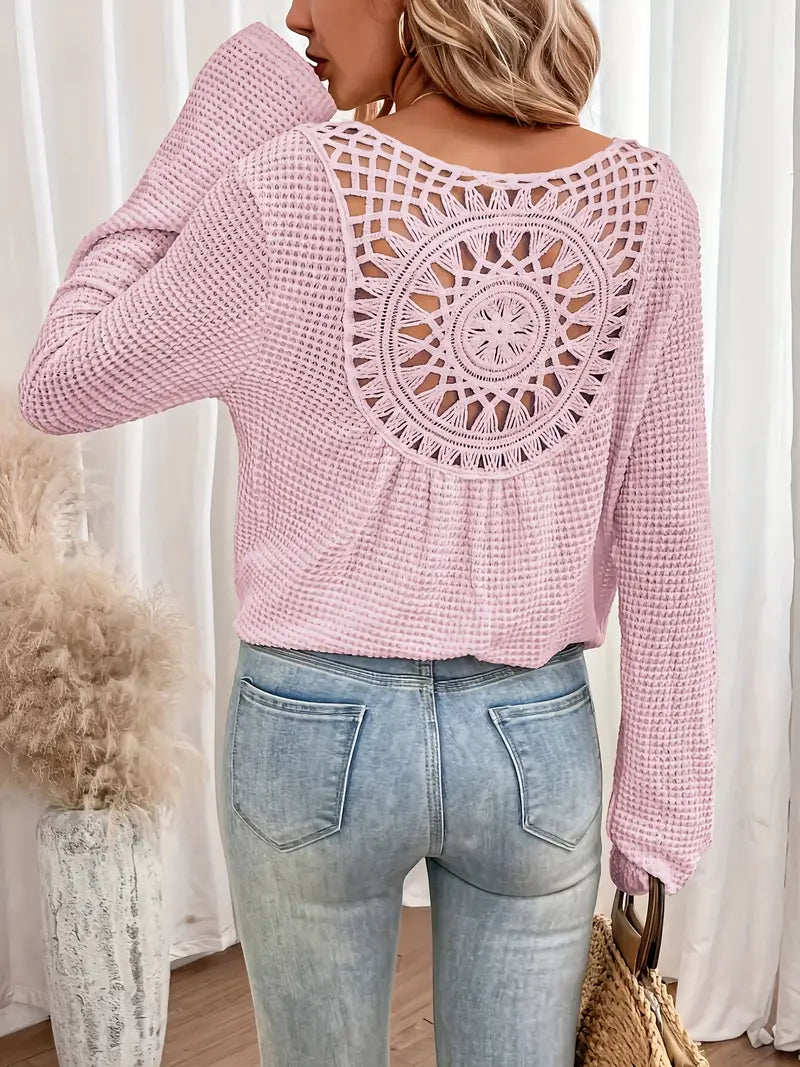 Wilma™ - Elegante Ibiza-style blouse met V-hals