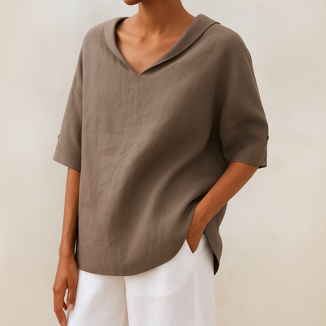 Willeke™ | Elegant V-neck blouse
