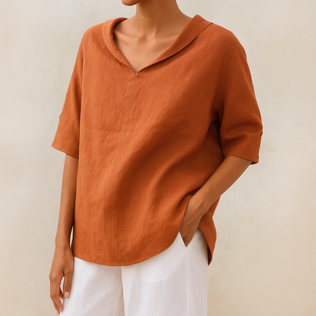Willeke™ | Elegant V-neck blouse