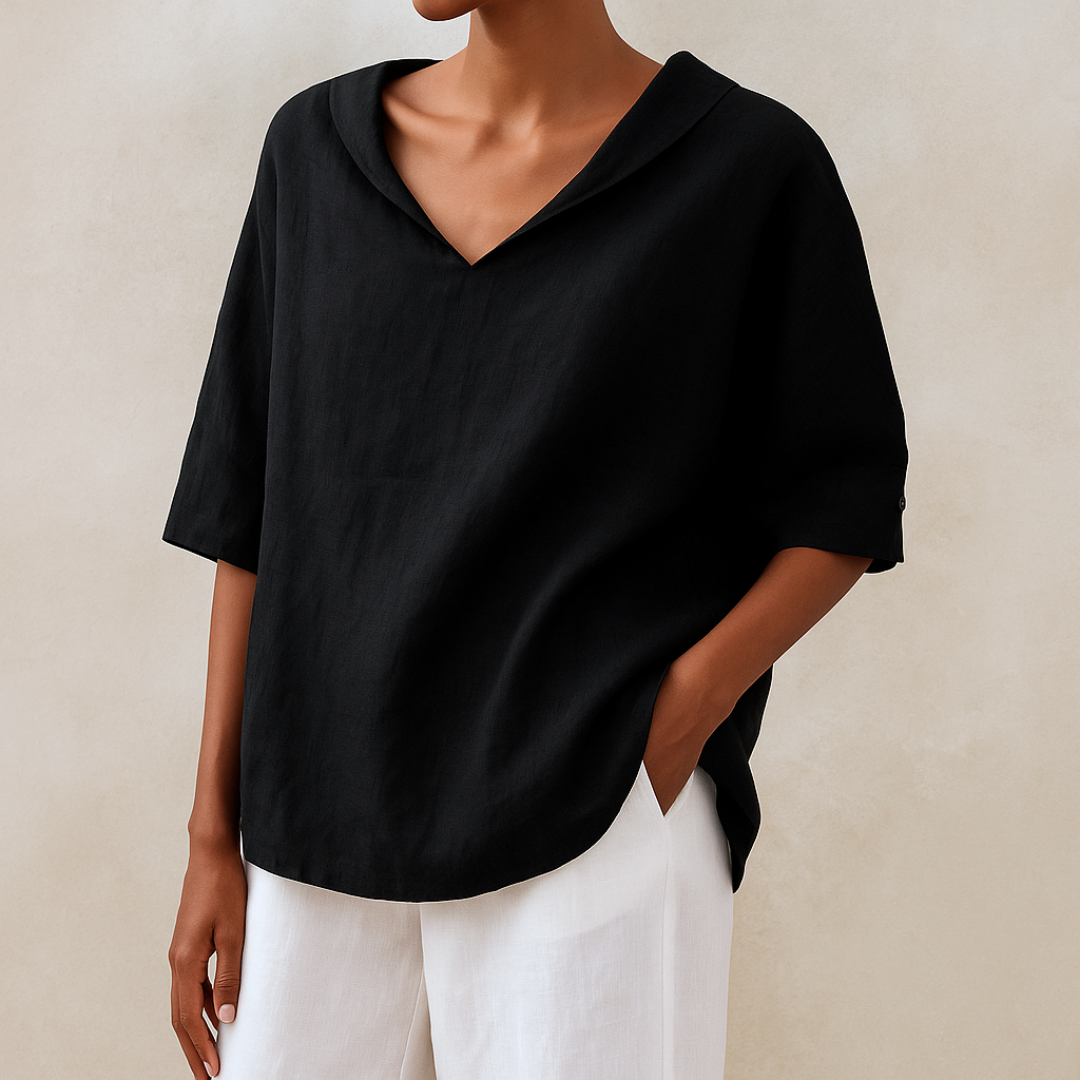 Willeke™ | Elegant V-neck blouse