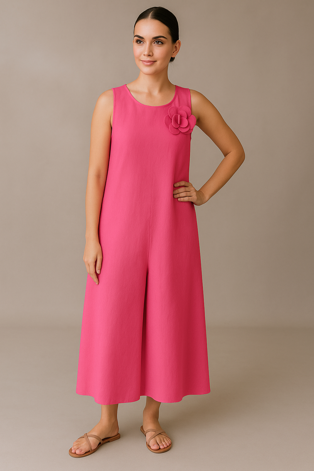 Ineke™ | Jumpsuit met bloem