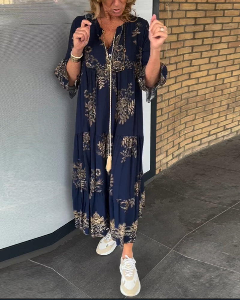 Susan | Elegant Boho Maxi Dress