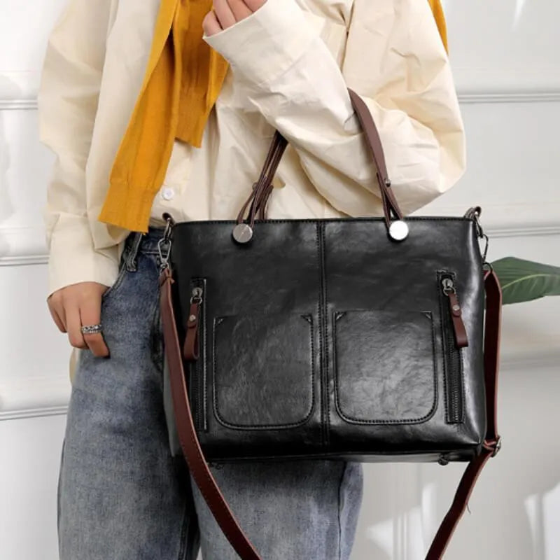 Ilse™ Leather shoulder bag